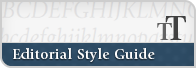Editorial Style Guide