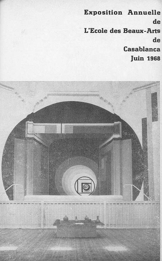 exposition annuelle de l'cole de beaux-arts de Casablanca, juin 1968
