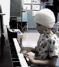 Julia at the piano