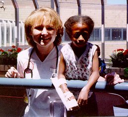 Aimee and me on the porch!