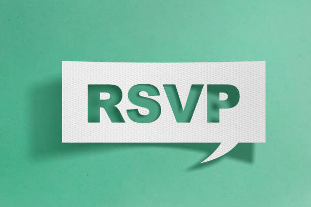RSVP sign
