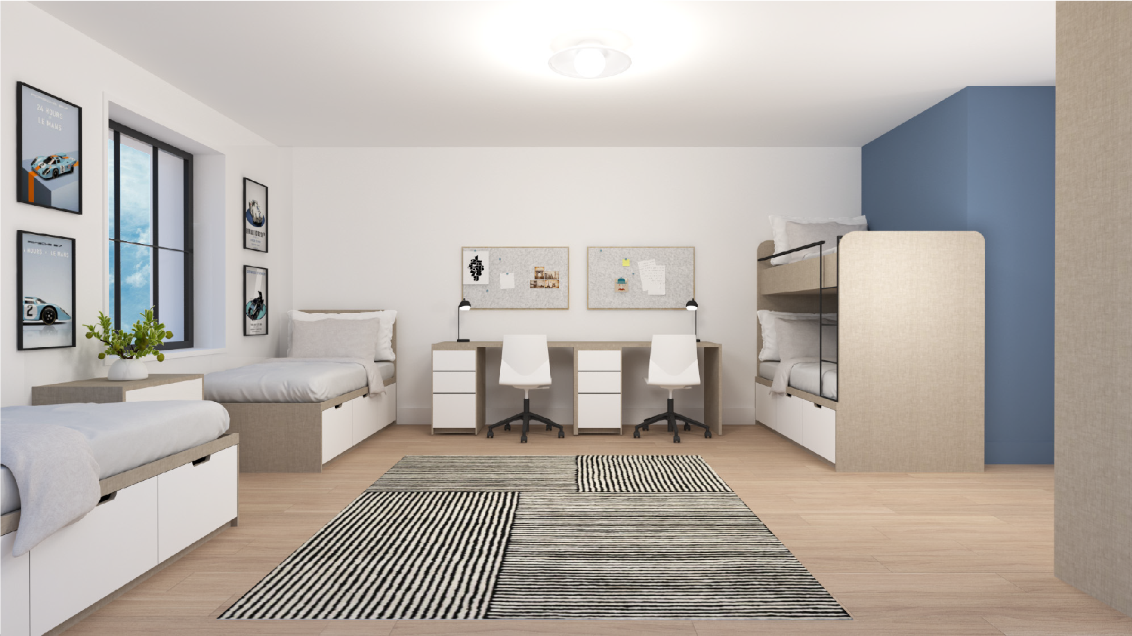 Dorm Room - Quad