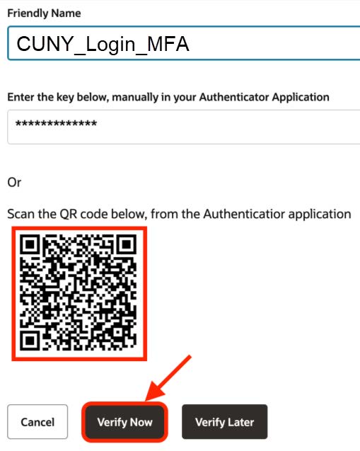 Setting Up CUNY Login MFA 10
