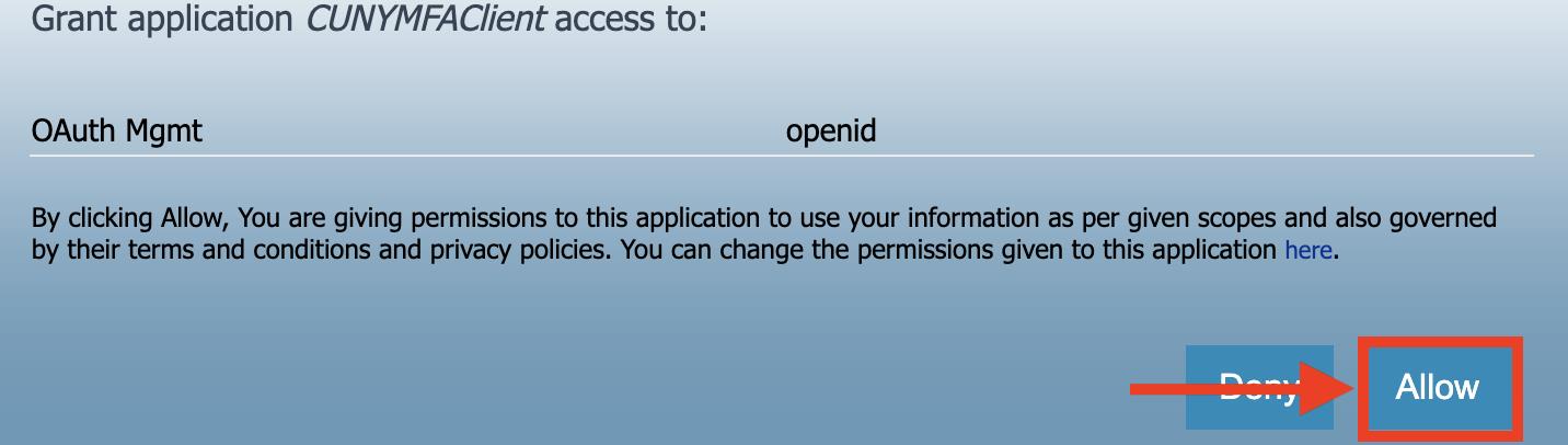 Setting Up CUNY Login MFA 5