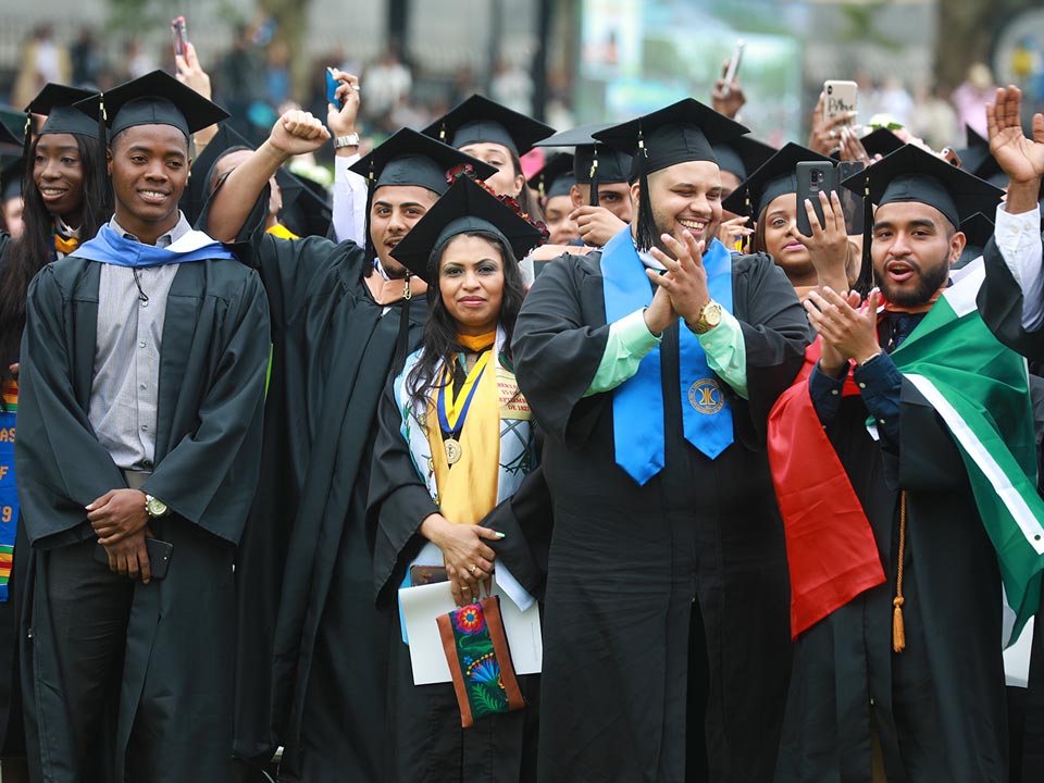 Lehman Confers a Record Number of Degrees at 2019 Commencement