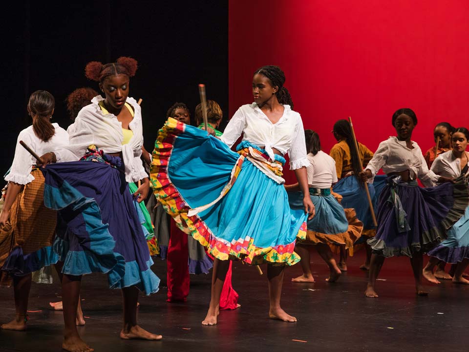 Photo of Lehman College NOW performers at the Annual Arts Festival