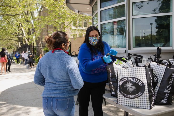 Cohen Grants Lehman Student Food Bank $10K