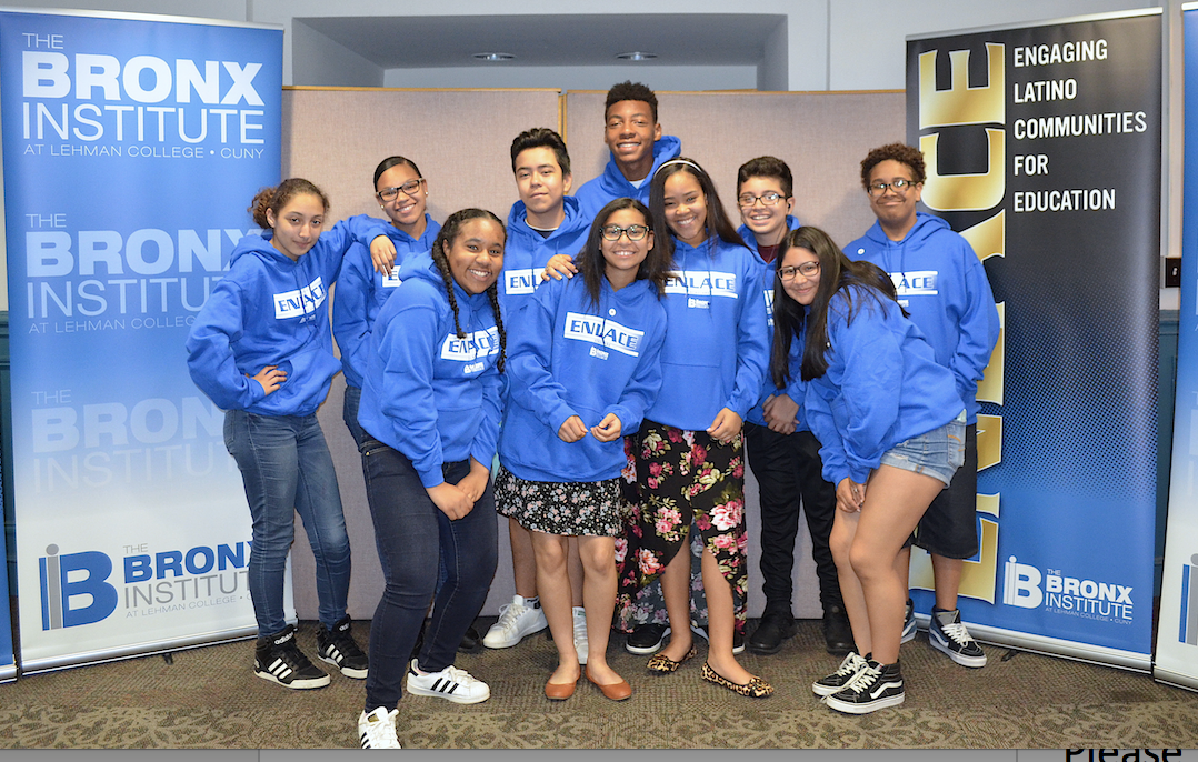 Bronx Institute's ENLACE students