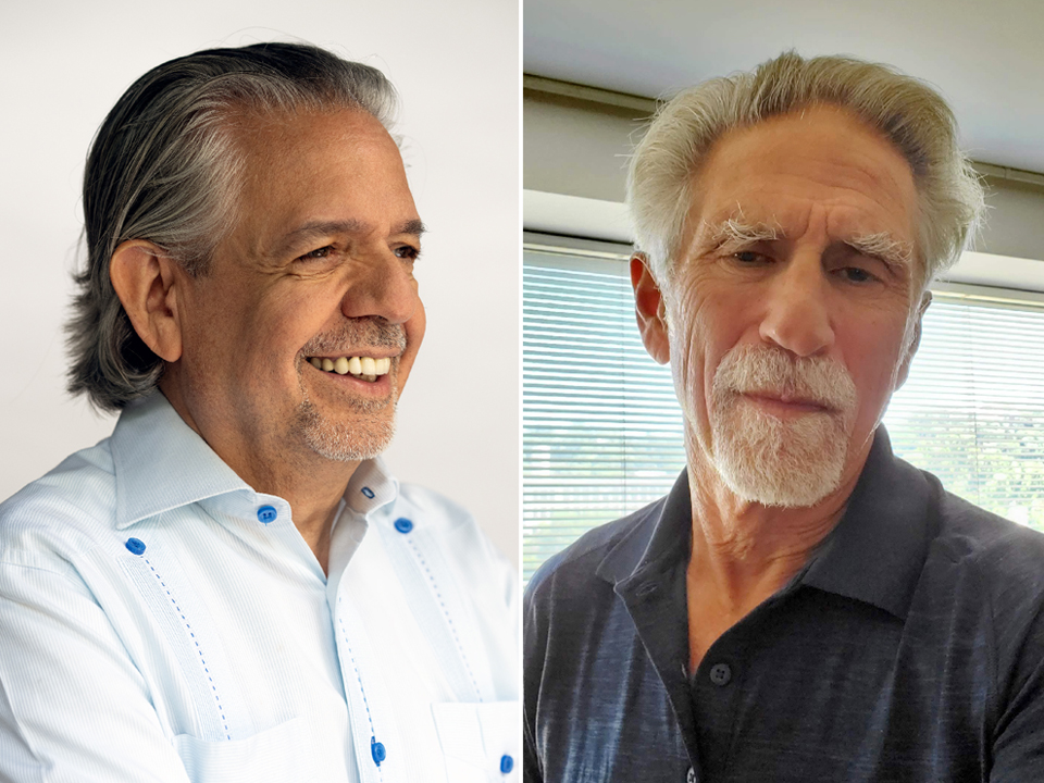 From left: Luis A. Miranda Jr., a top Democratic consultant (photo: John James), and Laird W. Bergad, Distinguished Professor of Latin American and Latino Studies at Lehman College