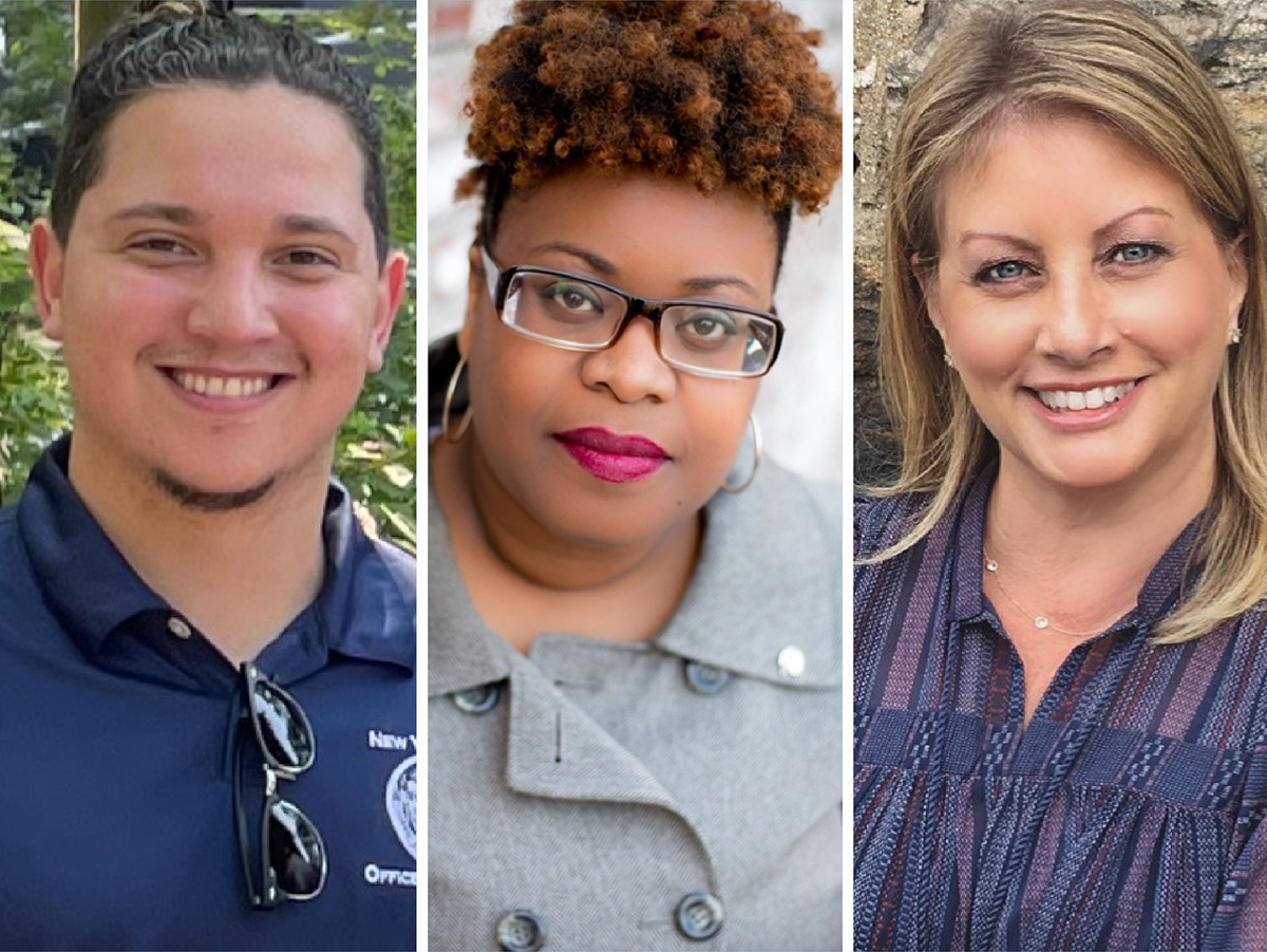 From left:  Miguel Rondon, Marricka Scott-McFadden, and Randi Martos