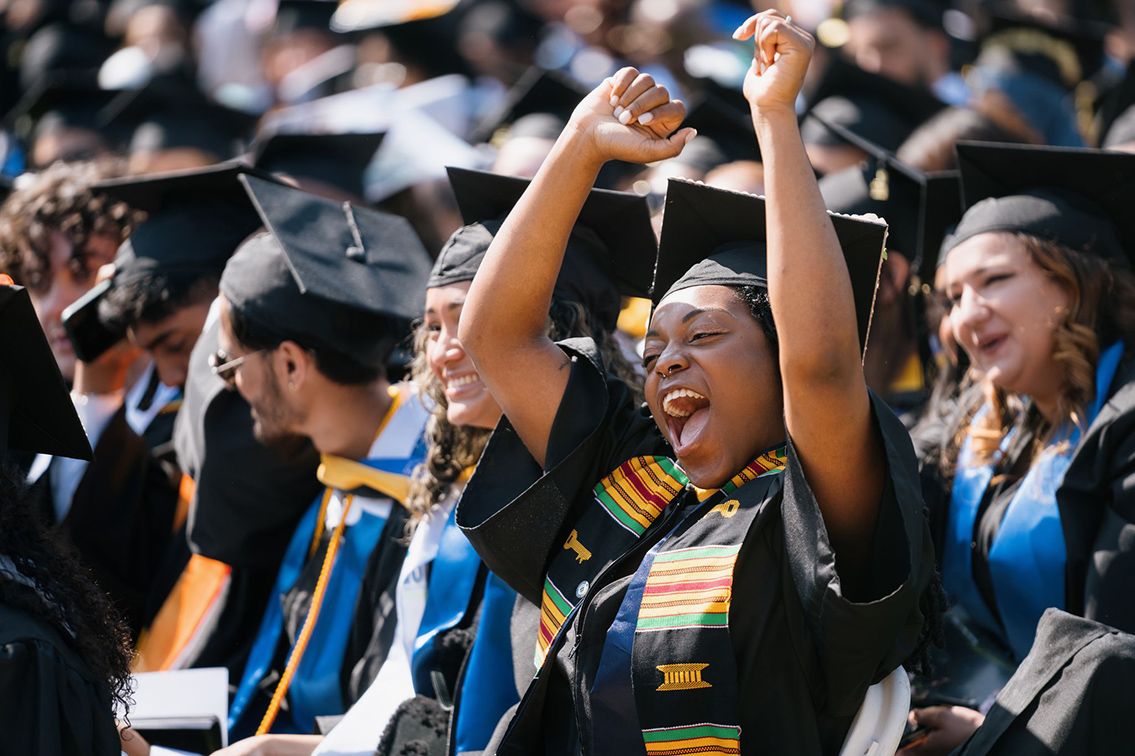 Students Celebrating Graduation 2023