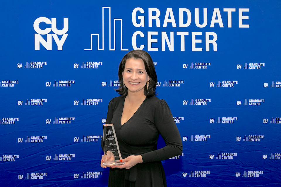 Professor Mila Burns Gets the CUNY Graduate Center GOLD