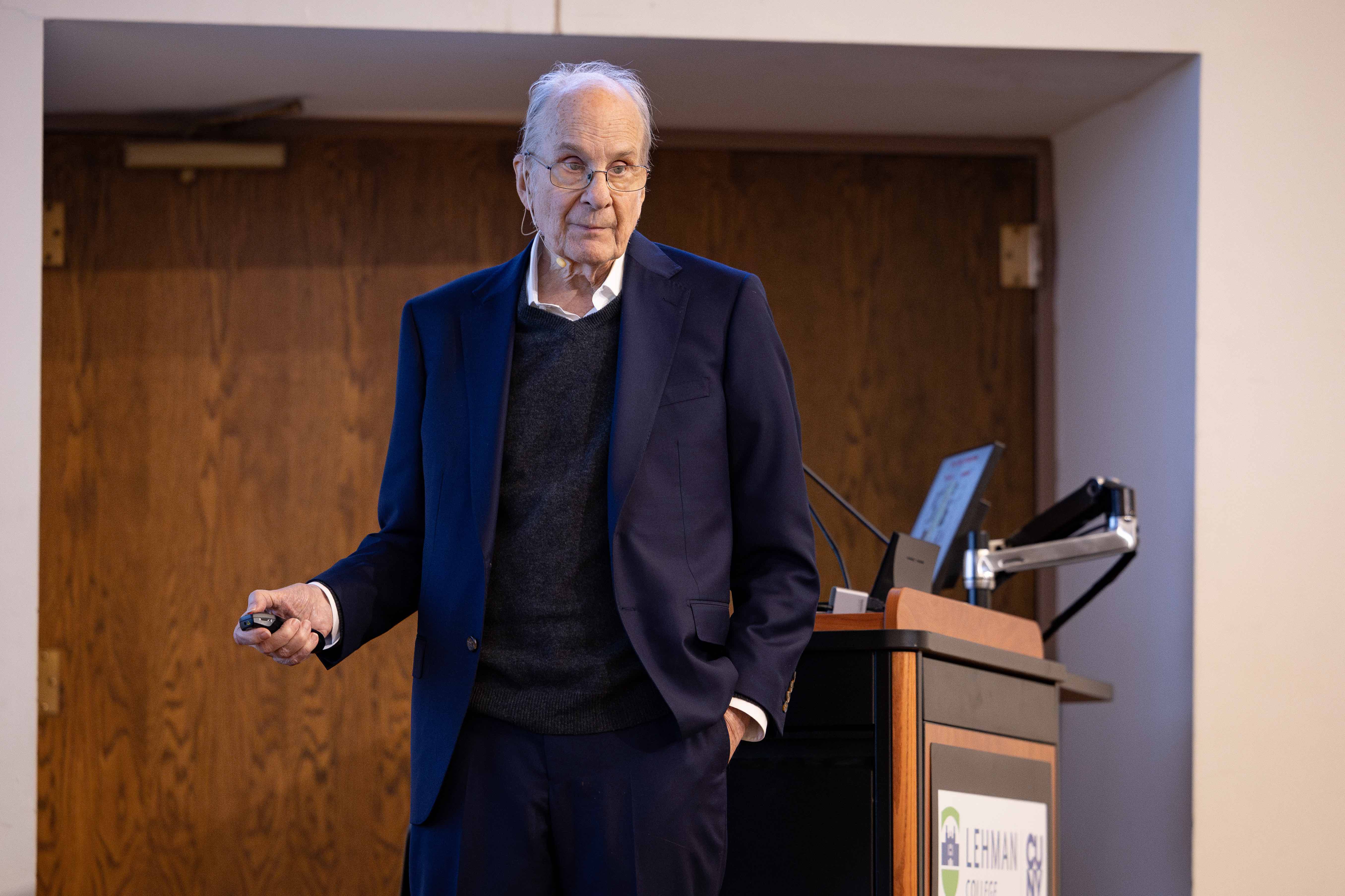 Chemistry Lecture Brings Nobel Prize Winner Louis E. Brus to Lehman