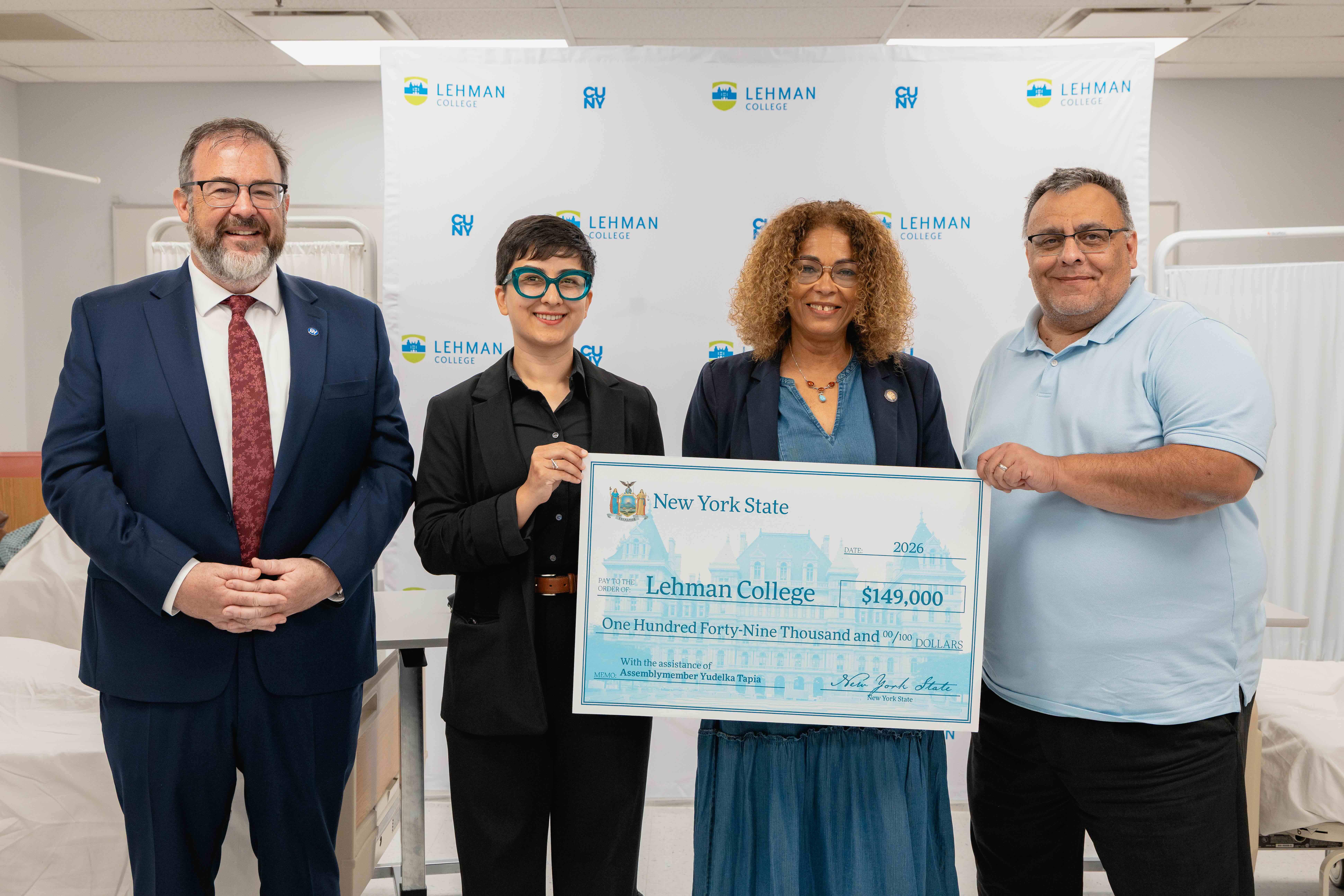 Assemblymember Yudelka Tapia Helps Bolster Lehman&rsquo;s Healthcare Career Training 