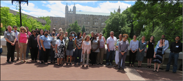 June 2022.  MSI Faculty participants at DARE workshop at Lehman College.