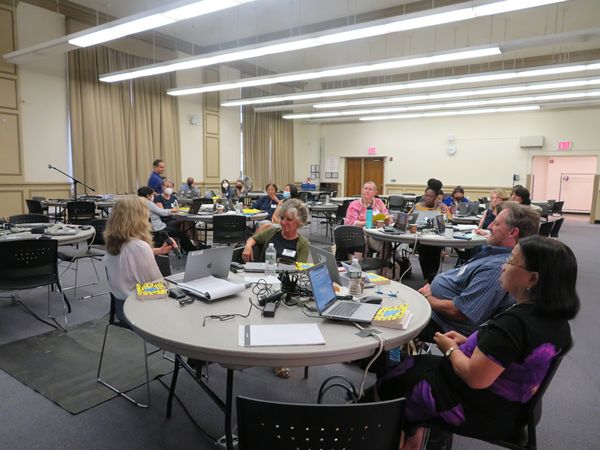 June 2022.  MSI Faculty participants at DARE workshop at Lehman College.