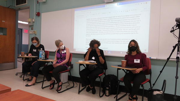 June 2022.  CUNY faculty panel at DARE workshop at Lehman College.