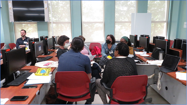 June 2022.  CUNY faculty at DARE workshop at Lehman College.