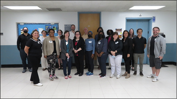 June 2022.  CUNY faculty participants at DARE workshop at Lehman College.