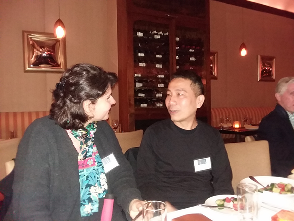 May 2022.  CUNY faculty participants at DARE dinner meeting in Manhattan.