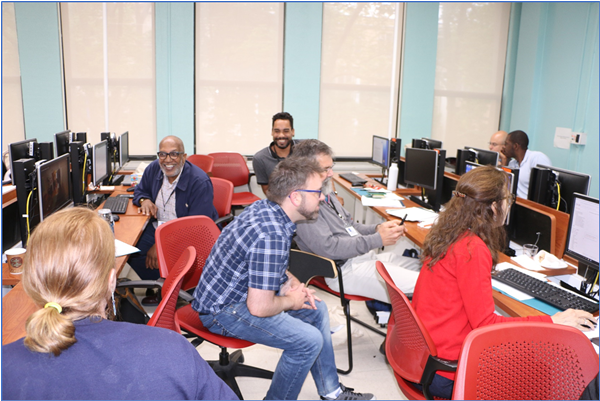 June 2019.  CUNY faculty participants at DARE workshop at Lehman College.