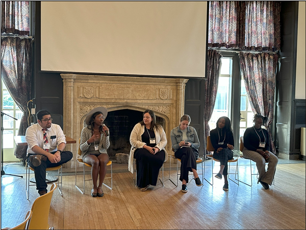 June 2023.  CUNY student panel at DARE workshop at Lehman College.