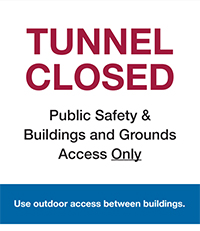 Grounds Tunnel Closed