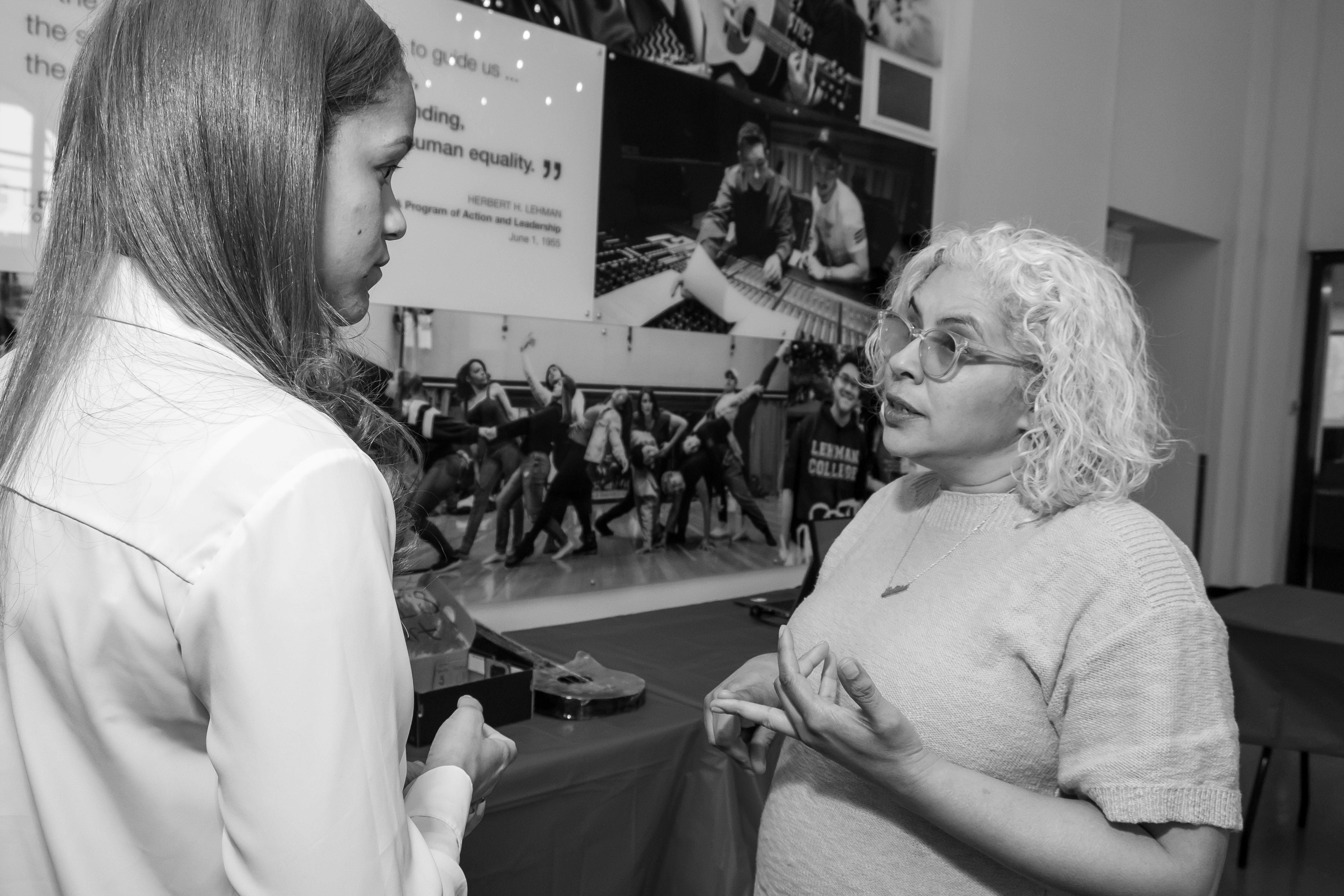 Two Teachers Discussing