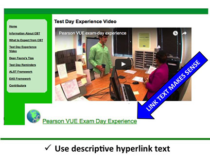 Use Descriptive Hyperlinks