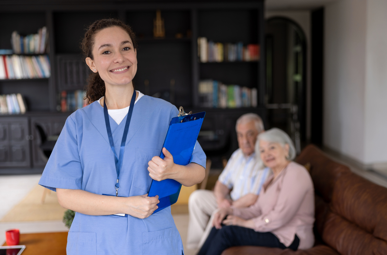 Image of nurse in nursing home