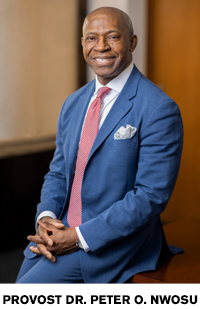 Provost and Senior Vice President for Academic Affairs and Student Success, Dr. Peter Nwosu